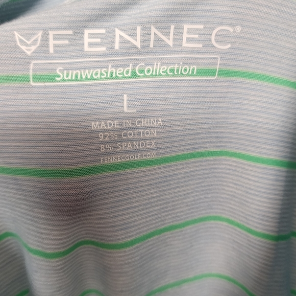 Fennec Golf Sunwashed Collection Men's Large Peeble Beach Golf Links Polo Shirt - Picture 6 of 7